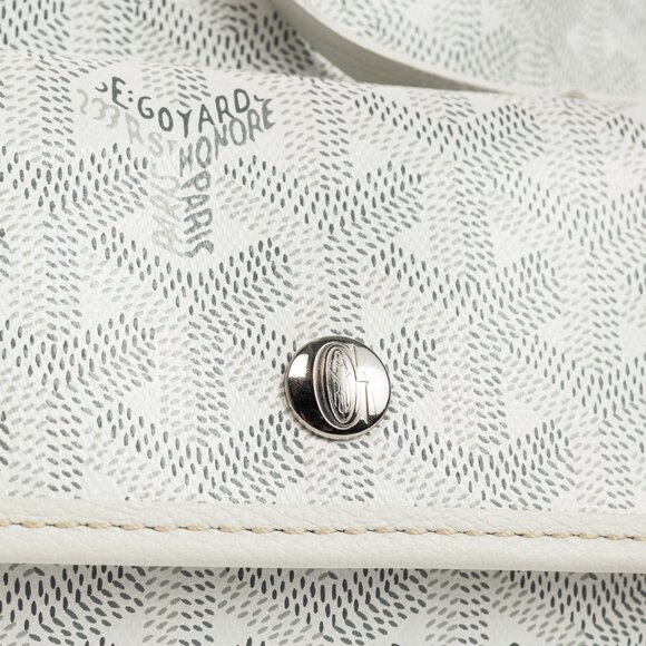Goyard Saint Louis PM White Goyardine Canvas Tote - Picture 9 of 11